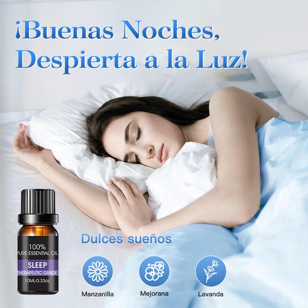 Aceites Esenciales EASYTAO Océano 100% Natural para Aromaterapia 6PCS