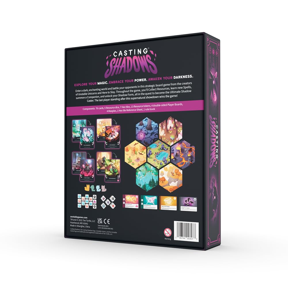 Juego Base Unstable Games Sombras de Lanzamiento
