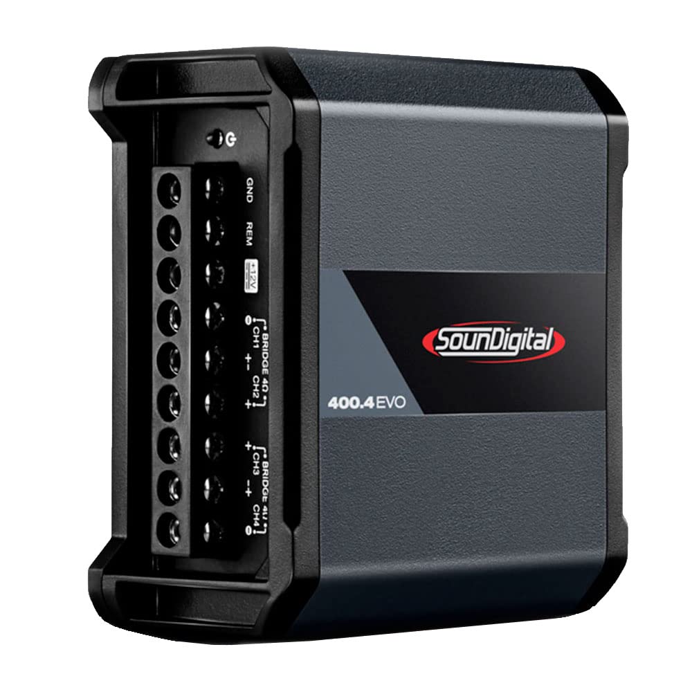 Amplificador SounDigital 400W 4 Canales
