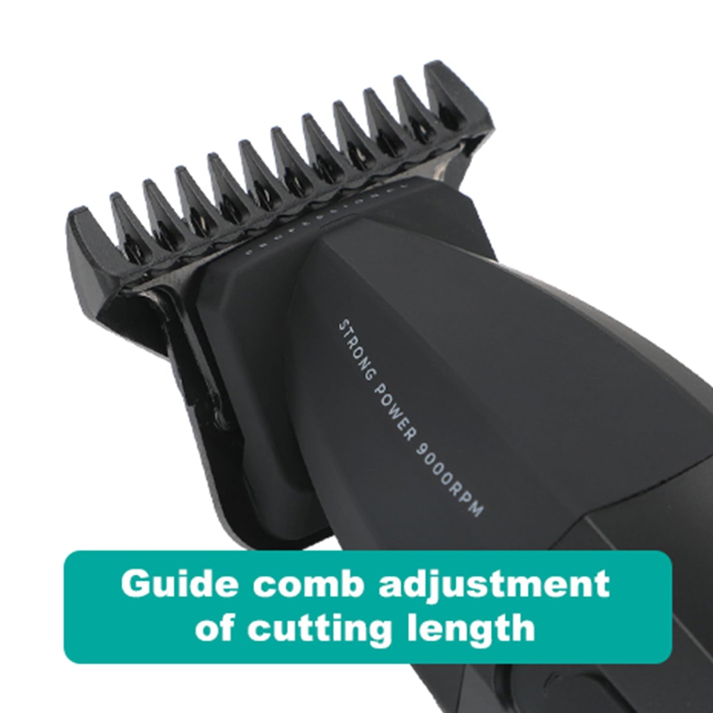 VGR 906 Cortapelos profesional Fresh Fade, recortadora de barba Zero Gapped a 9000 rpm para hombres, cortapelos inalámbrico DLC T-Blade para barberos y recargable por USB, verde