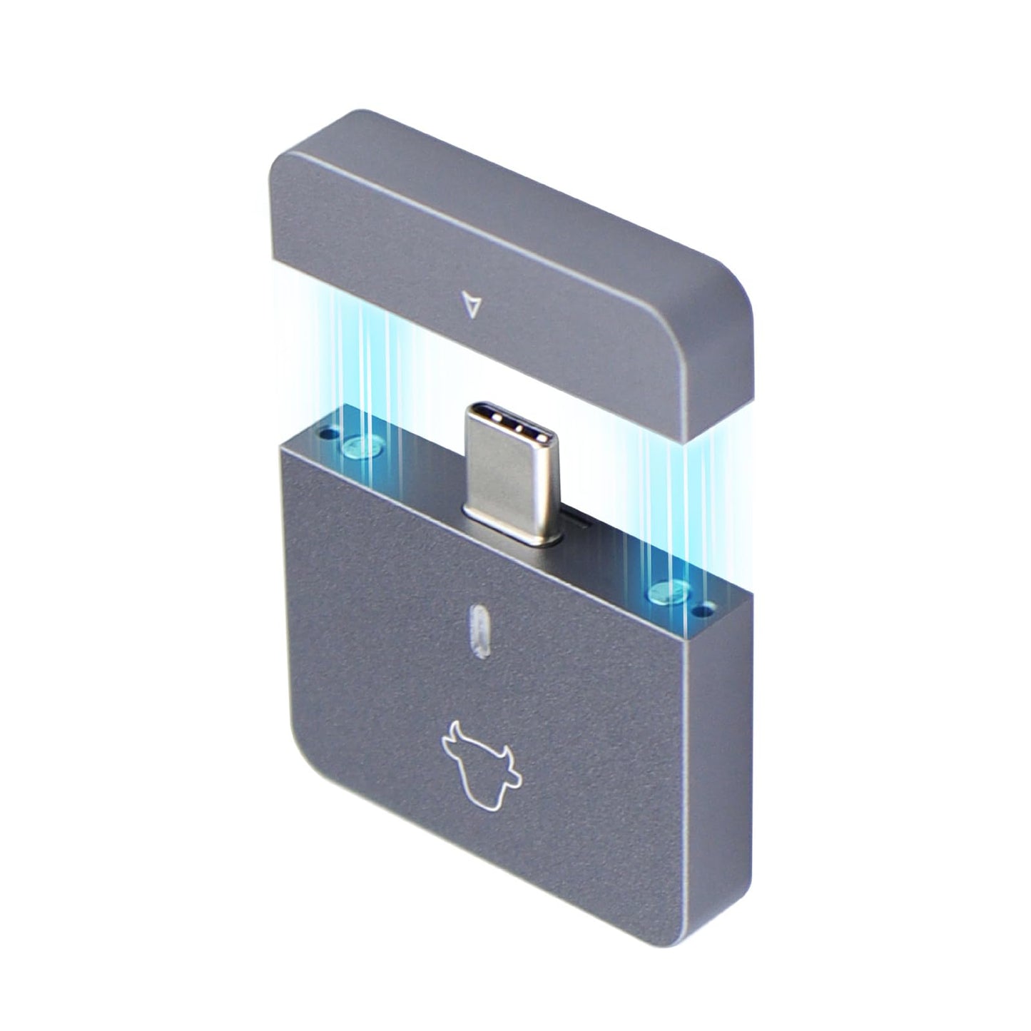 Caralin NVMe 2230 - Caja de almacenamiento SSD Adaptador USB C de 10 Gbps, transferencia rápida de datos compatible con PCIe SSD no necesita driver, aproximadamente 4 x 4 x 0,8 cm, como muestra la