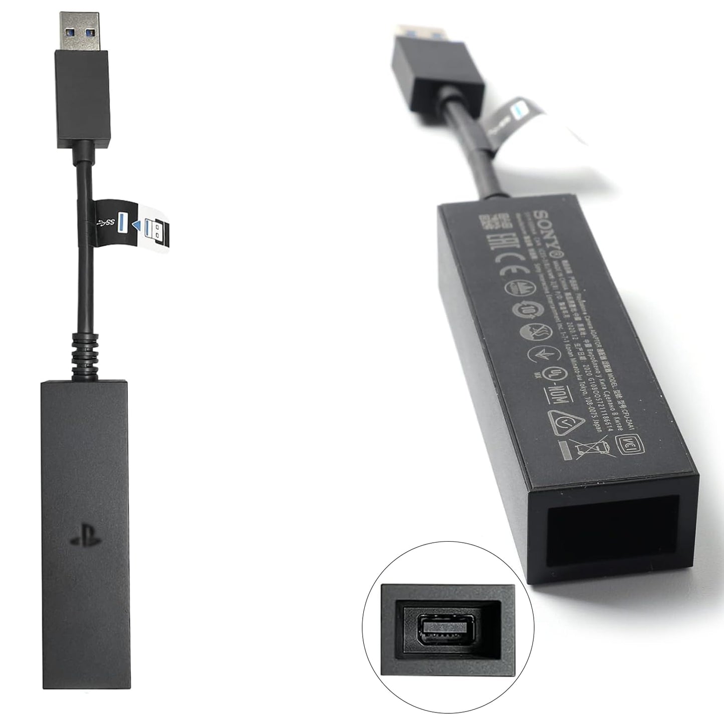Adaptador de Cámara YUTVXAC Blanco para Consola PS5 y Cámara PS4