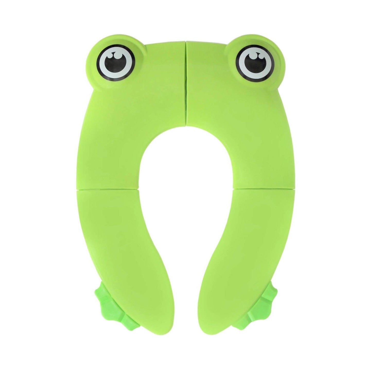 Funda de Asiento de Entrenamiento POKANIC Verde Rana con Almohadillas de Silicona Antideslizantes Plegables y Portátil para Niños y Niñas