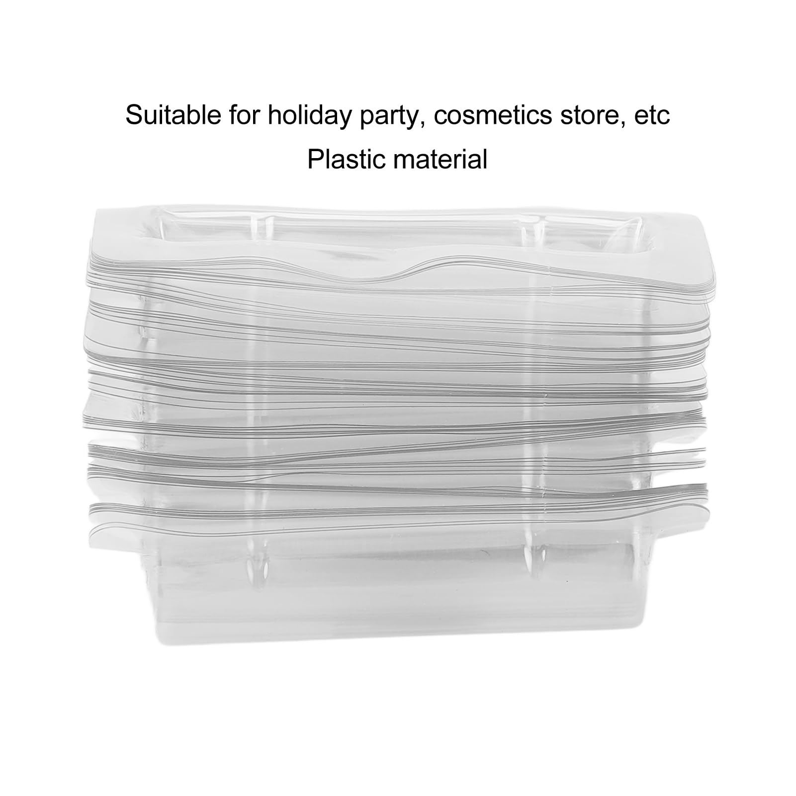 Bolsas Plástico Transparente Adhesivo DIY para Bálsamos Labiales Pack de 60