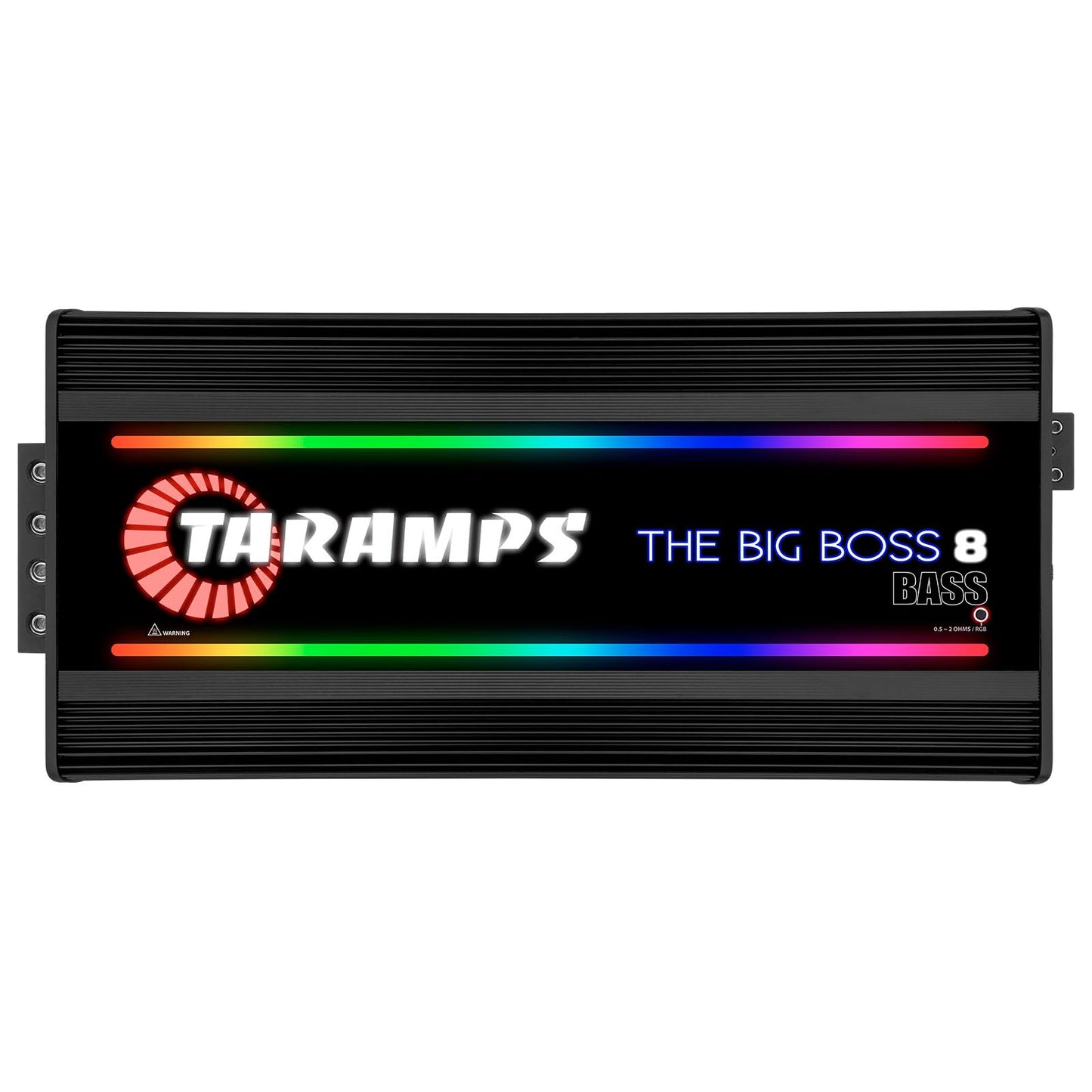 Amplificador Taramps Negro Multiimpedancia Monobloque Clase D 8000 Vatios RMS Audio Inteligente para Coche