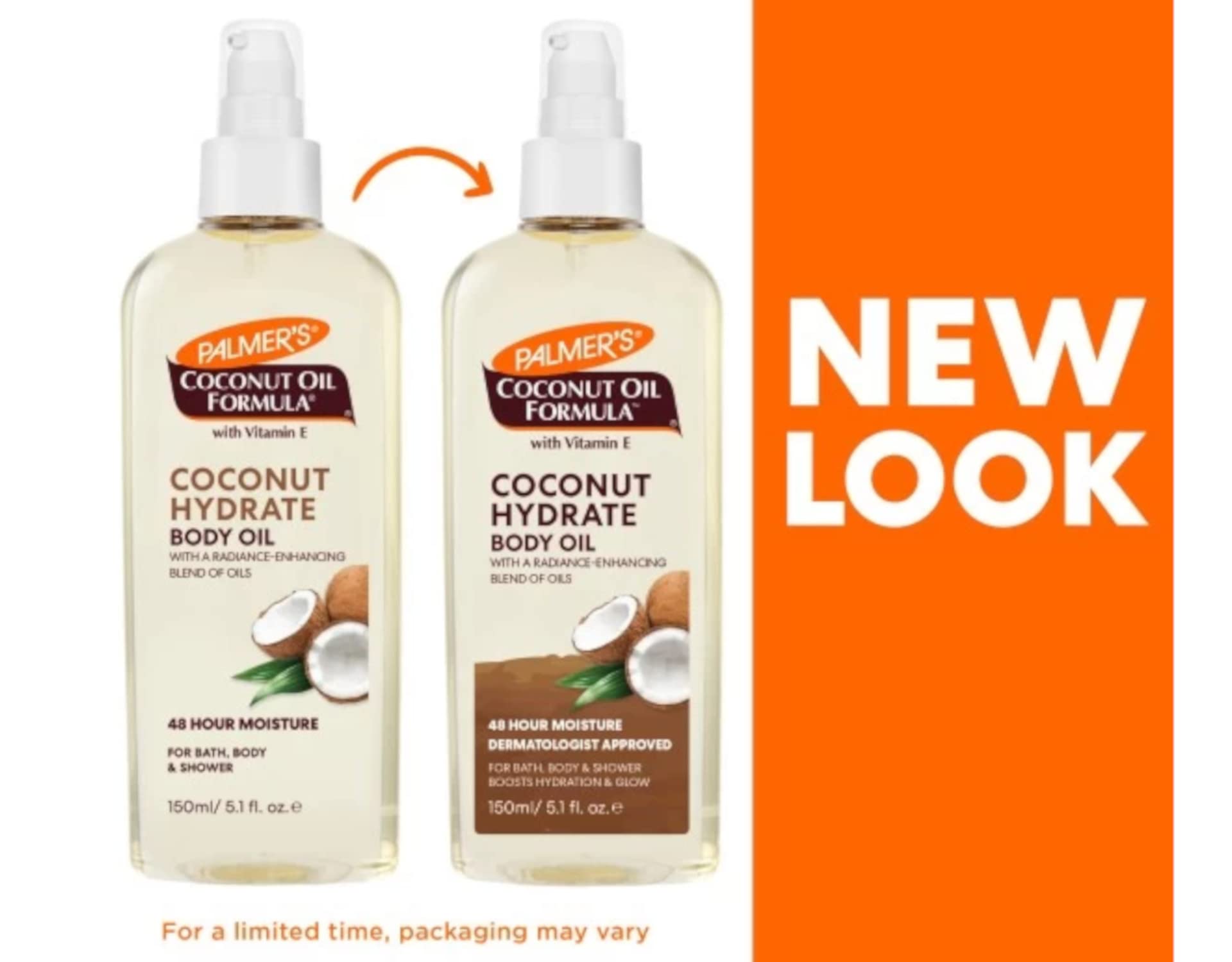 Palmer's Coconut Oil Formula Body Oil, 5.1 oz - 2pc