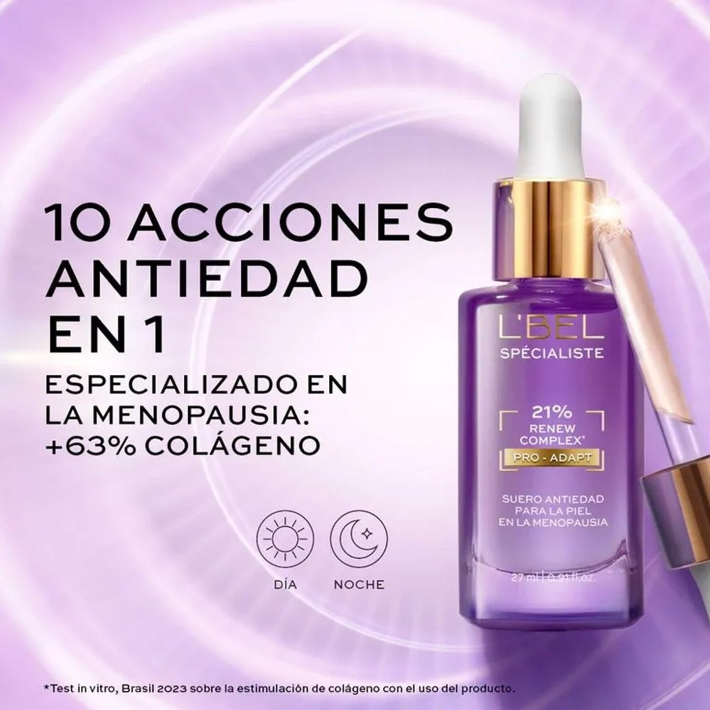 Sérum Facial L'BEL Pro-Adapt Suero Antiedad Intensivo 27 ml Efecto Tensor para Mujer