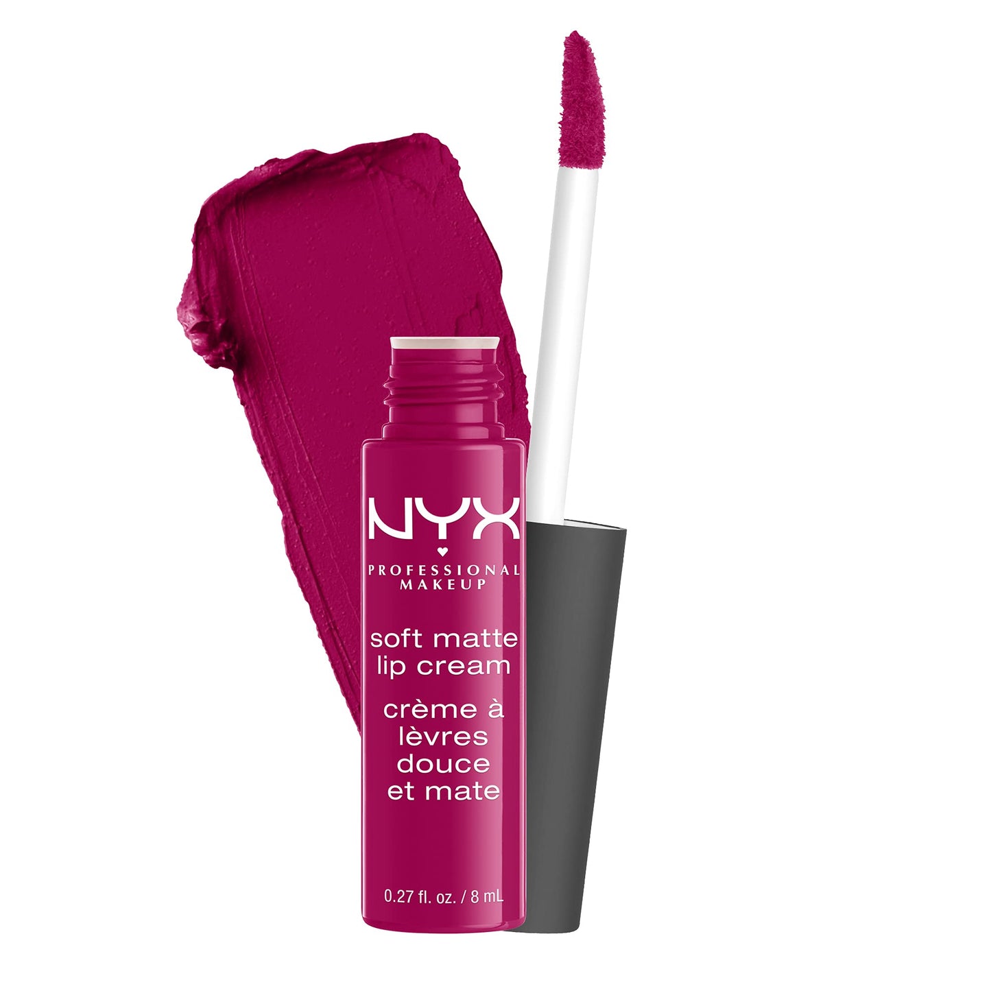 NYX Professional Makeup, Soft Matte Lip Cream, Labial Mate, Tono Madrid, 8ml