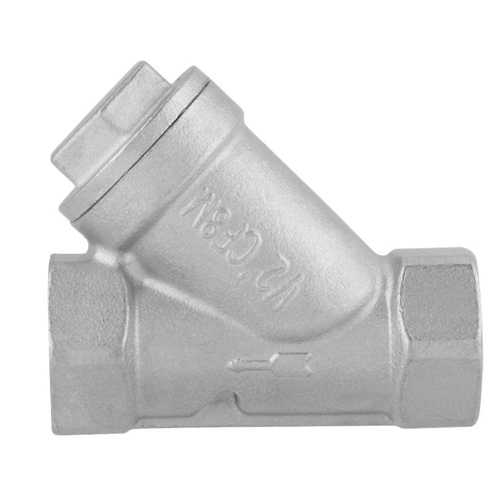 DN15 1/2 "PT Rosca Filtro de bomba de filtro de acero inoxidable tipo Y para agua Gas Colador de 1/2 Y Filtro de filtro Y