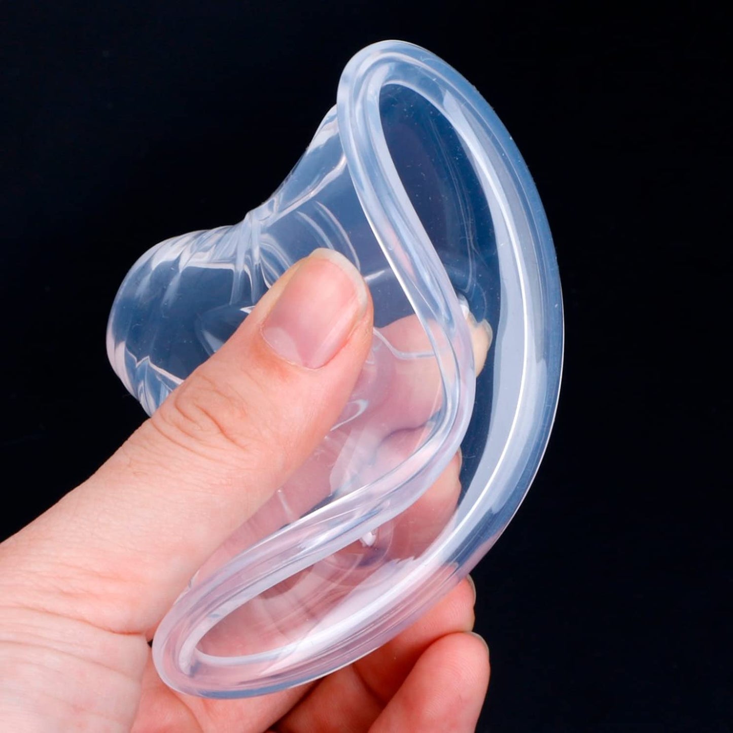 Copas de silicona suave con almohadilla de masaje y sistema antiderrames, 20mm, compatibles con extractores Avent y otras marcas, libres de BPA, paquete con 2 piezas