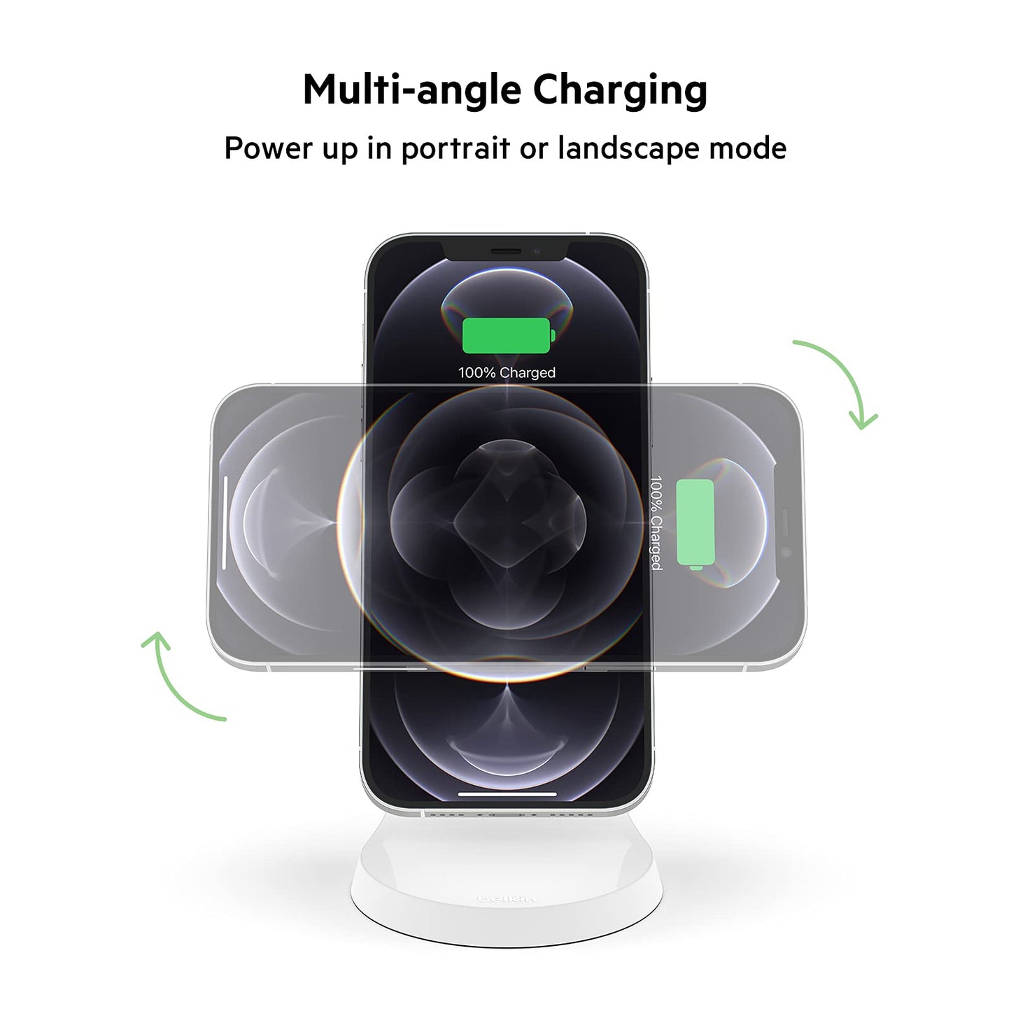 Belkin - Soporte magnético para iPhone - Compatible con MagSafe - Cargador inalámbrico - Funciona con iPhone 14, 13 y 12