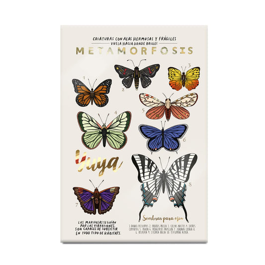 Yuya - Republic Cosmetics Set de Sombras "Metamorfosis" con 18 tonos.