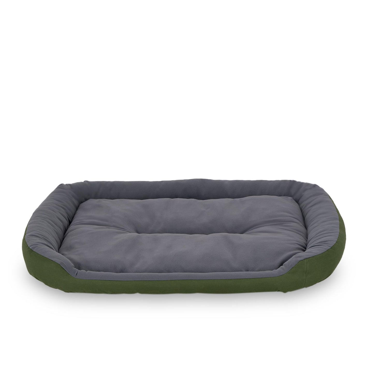 Cama para Perro Hills Verde Gris Resistente y Confortable con Relleno Suave