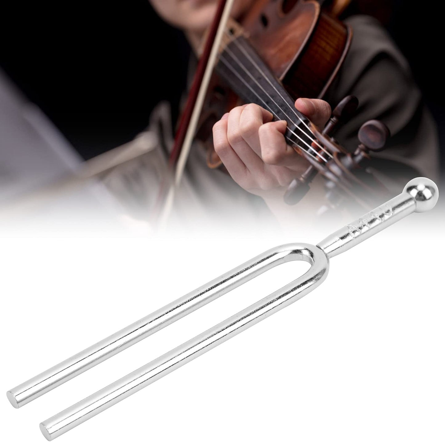 Tune Forks, 440Hz, diapasón portátil a prueba de herrumbre, acero inoxidable, una llave para instrumento
