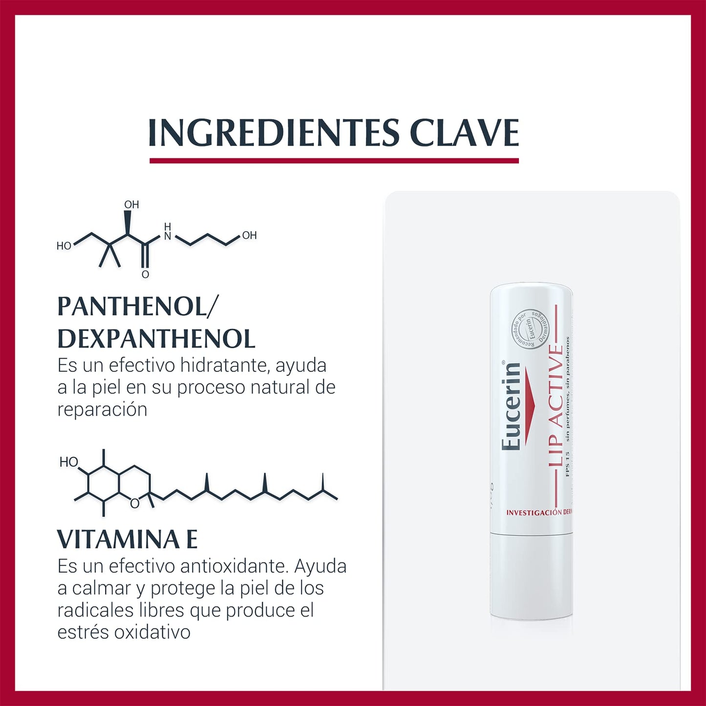 Eucerin Bálsamo labial Reparador de Labios SOS 10ml + Bálsamo labial Protector de Labios FPS 20 48 gramos, Fortalece y protege piel seca y agrietada, 2 unidades