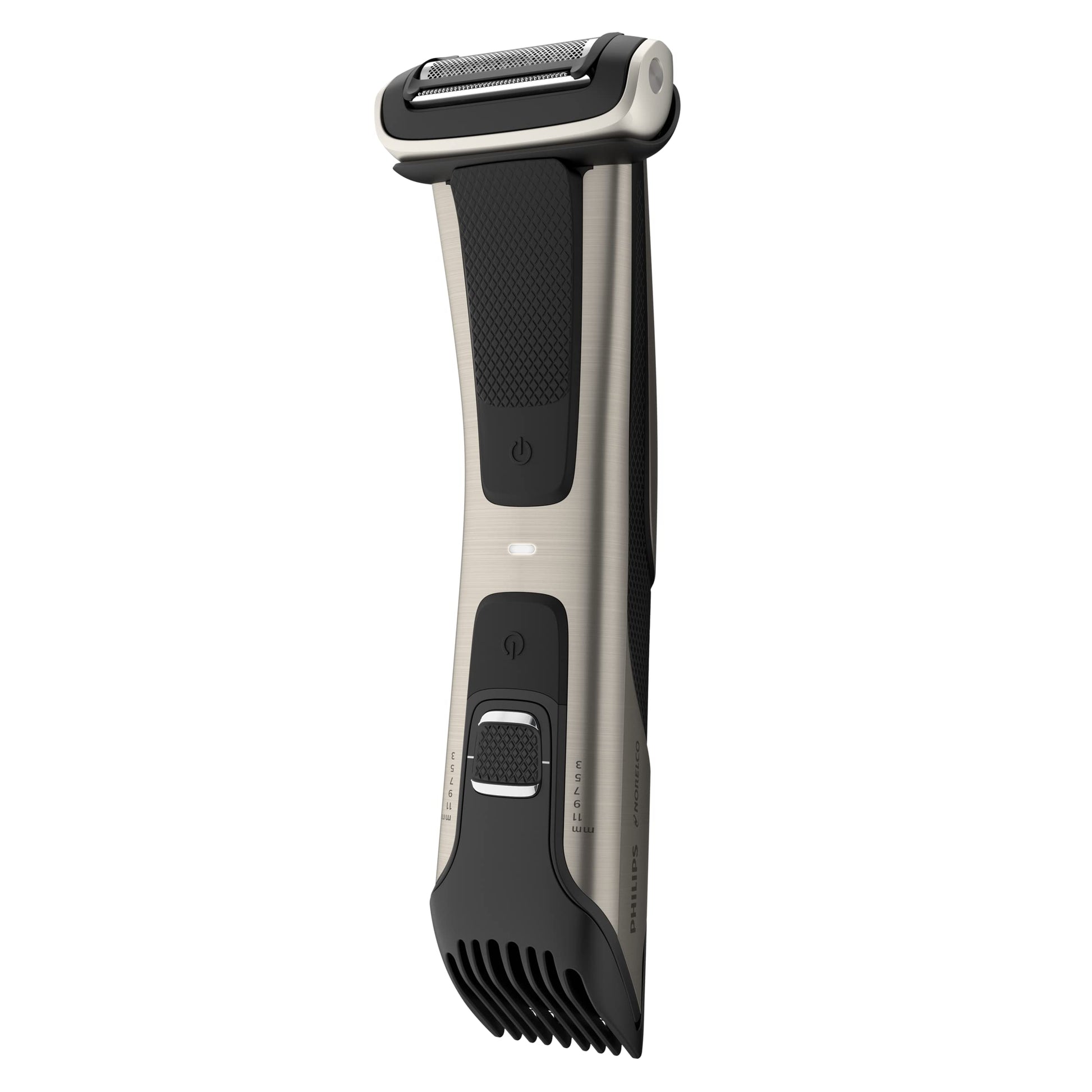 Philips Norelco BG7040/42 Bodygroom Series 7000 - Afeitadora de cuerpo a prueba de ducha con funda y cabezal de repuesto