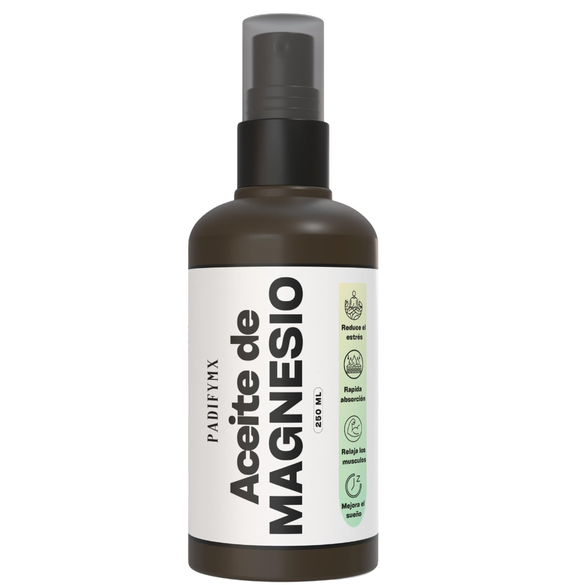 Aceite Orgánico de Magnesio Premium para Alivio Muscular y Estrés - 250ml - Calidad Superior en Productos Naturales.
