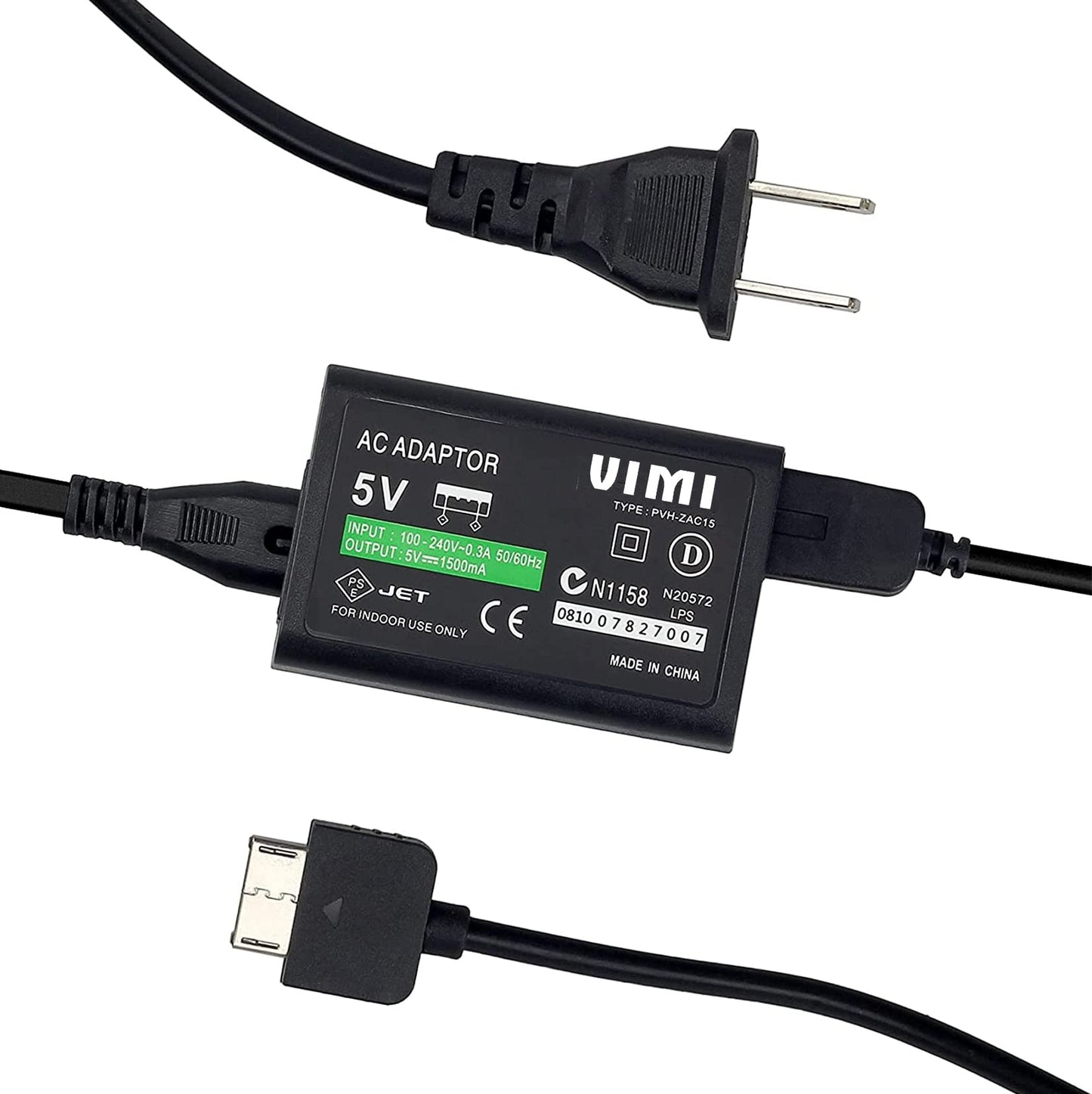 Cargador genérico Compatible para PSP Vita