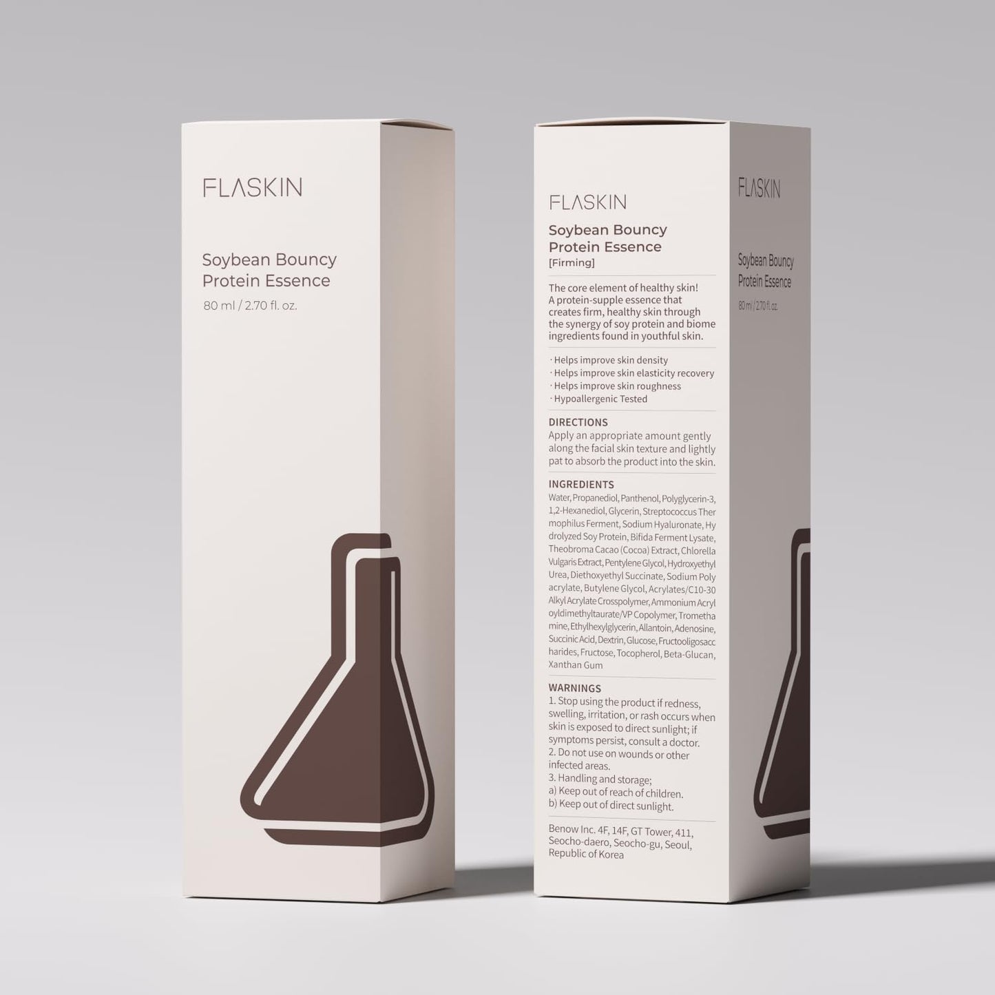 FLASKIN Esencia de proteína de soja elástica 80 ml