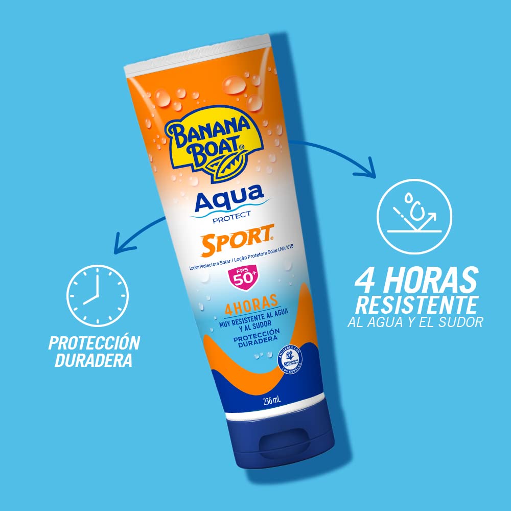 Banana Boat, Protector Solar Aqua Protect Sport 50+ FPS 236 ml