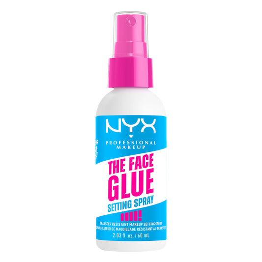 NYX PROFESSIONAL MAKEUP FACE GLUE SPRAY FIJADOR DE MAQUILLAJE (TRANSPARENTE)