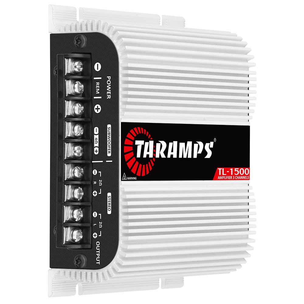 Amplificador TARAMPS TL 1500 2 Ohms 3 Canales 390 Vatios Clase D Rango Completo