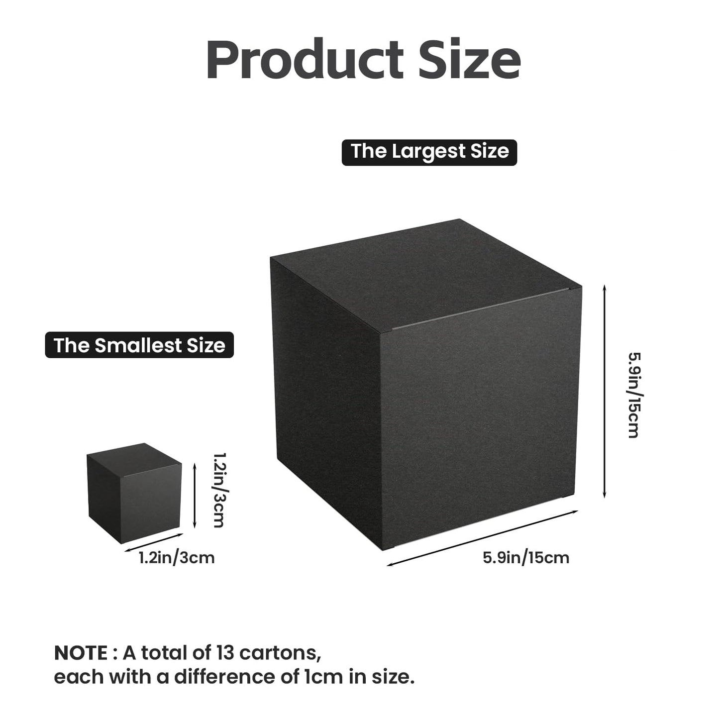 Caja Sorpresa Apilable Jsuslife Multicolor 13 Unidades para Regalos Divertidos