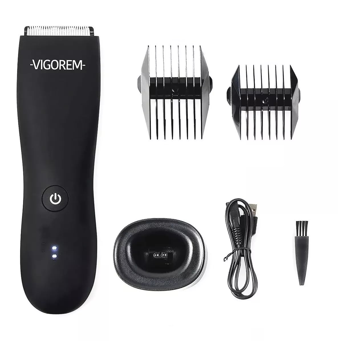 VIGOREM Pro Rasuradora para hombre corporal y zonas íntimas,Impermeable grado IPX-6 cuchillas de cerámica anticorte,Rasuradora Pro De Hombre Para zonas Intimas