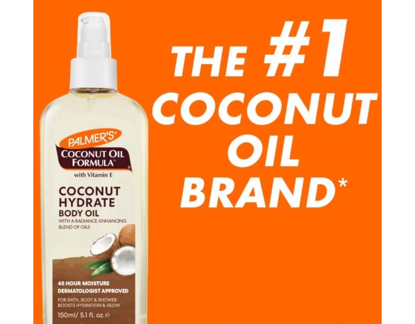 Palmer's Coconut Oil Formula Body Oil, 5.1 oz - 2pc