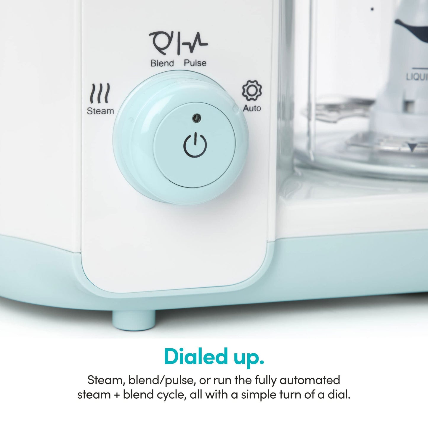 Procesador de Alimentos NutriBullet blanco azul Baby Steam + Blend