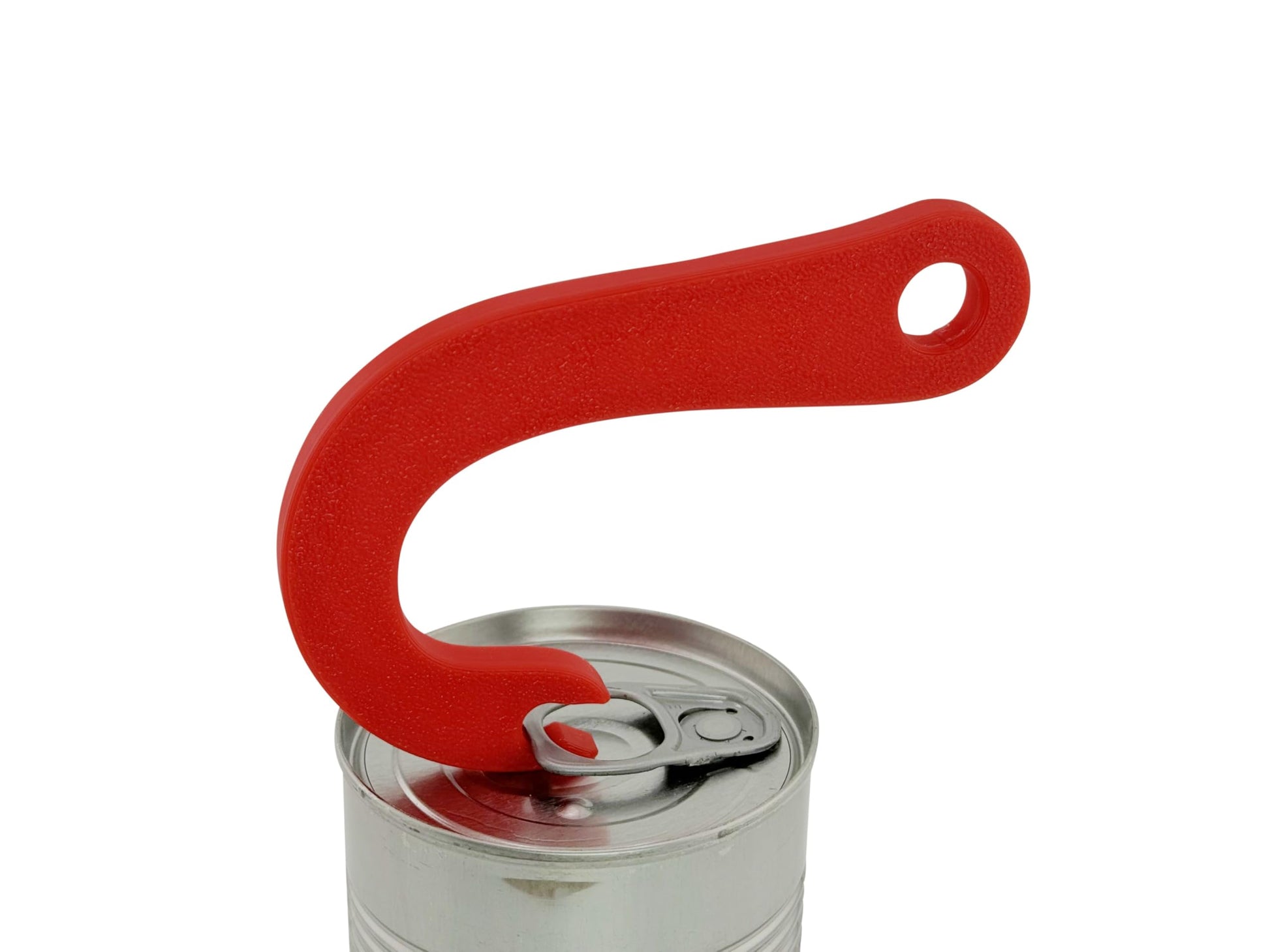 Abrelatas de Lengüeta Intulon Rojo con Diseño de Gancho para Acceso Fácil a Latas