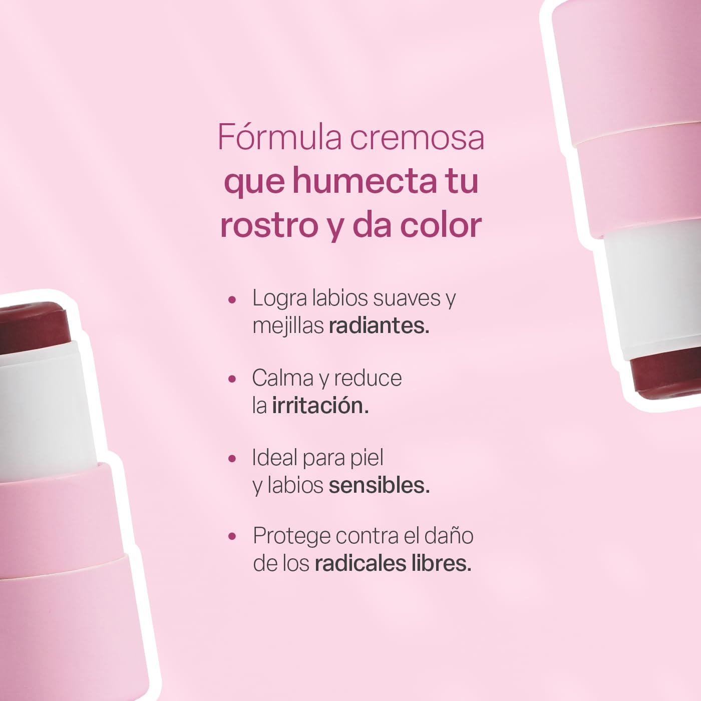 TEIA COSMETICOS Tinta Multiusos para labios, mejillas y párpados con ingredientes naturales (Poesía)