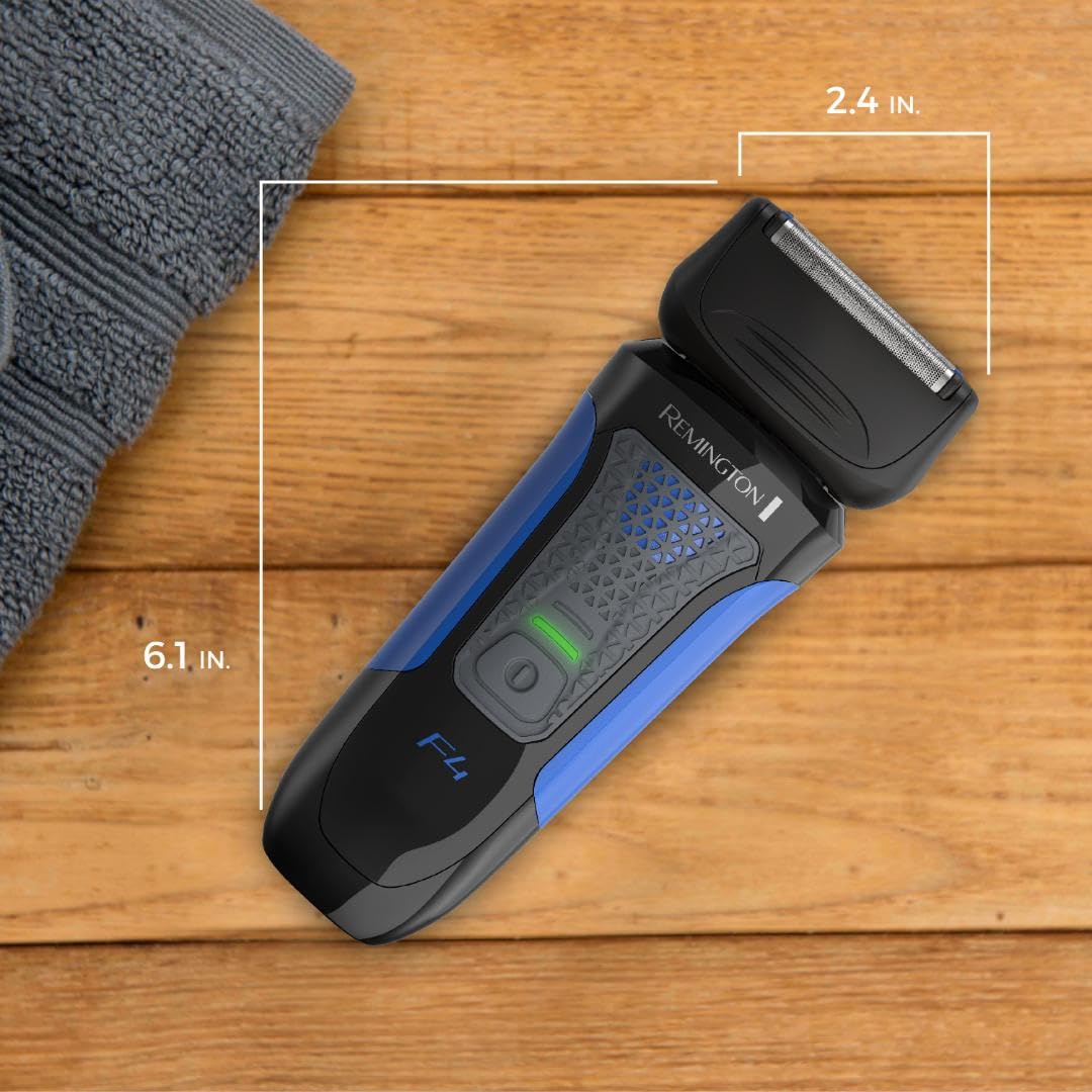 Afeitadora Eléctrica Remington Serie Comfort Azul con Recortadora Emergente para Hombre