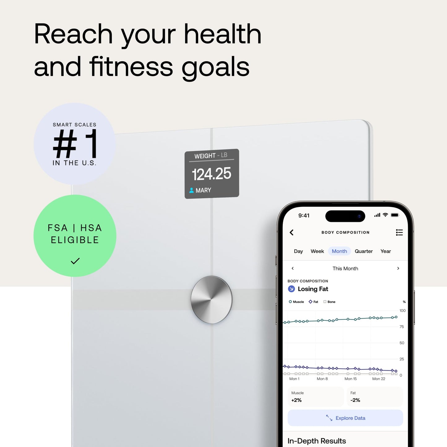 Báscula Inteligente Withings Body Smart Negra con Wi-Fi y Bluetooth para Composición Corporal Compatible con Apple Health