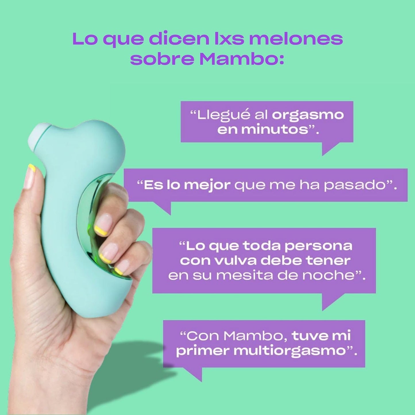 Platanomelón Mambo - Succionador para clítoris (Mambo Rosa)