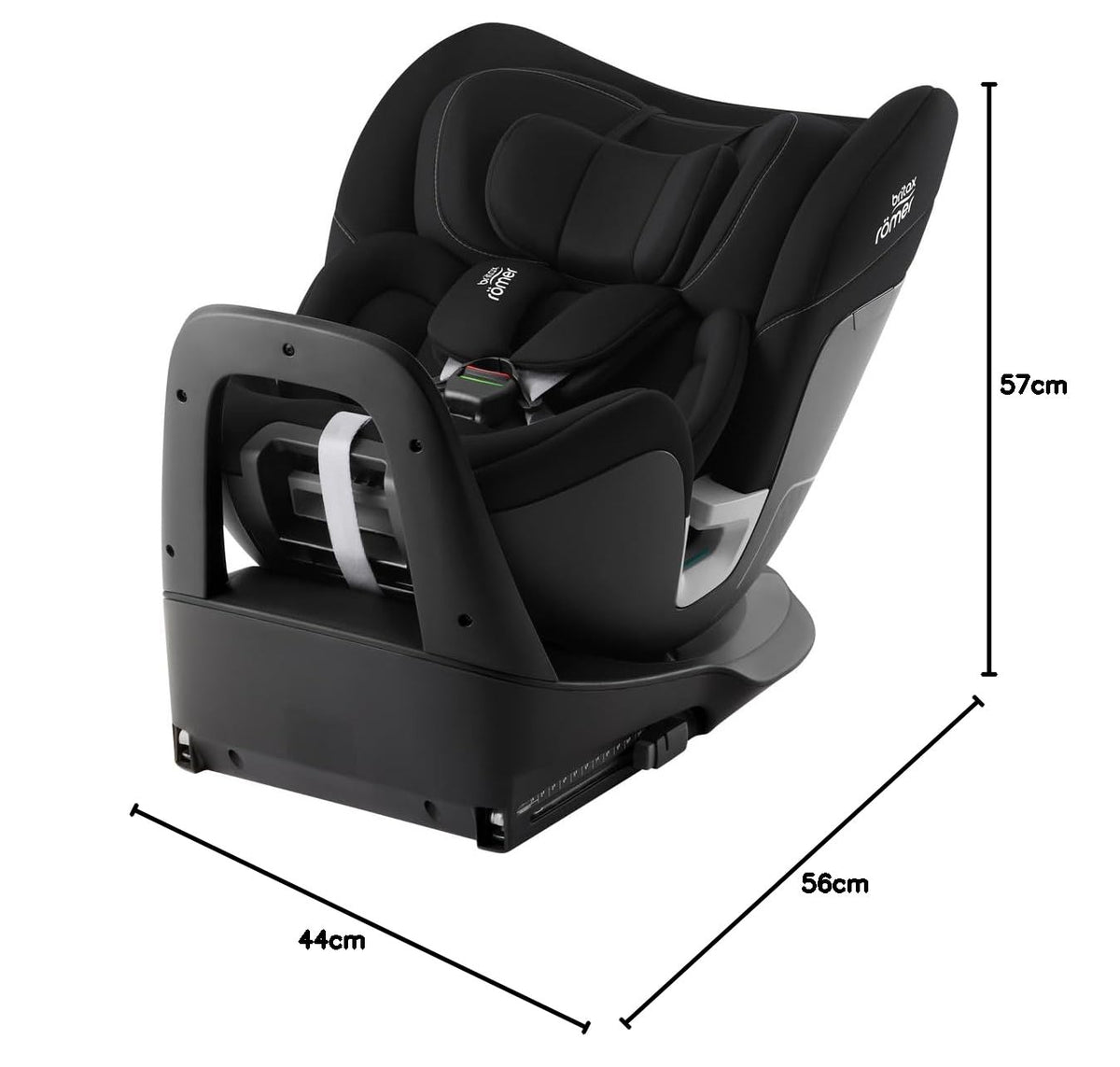 Autoasiento Swivel Space Negro con Giro
