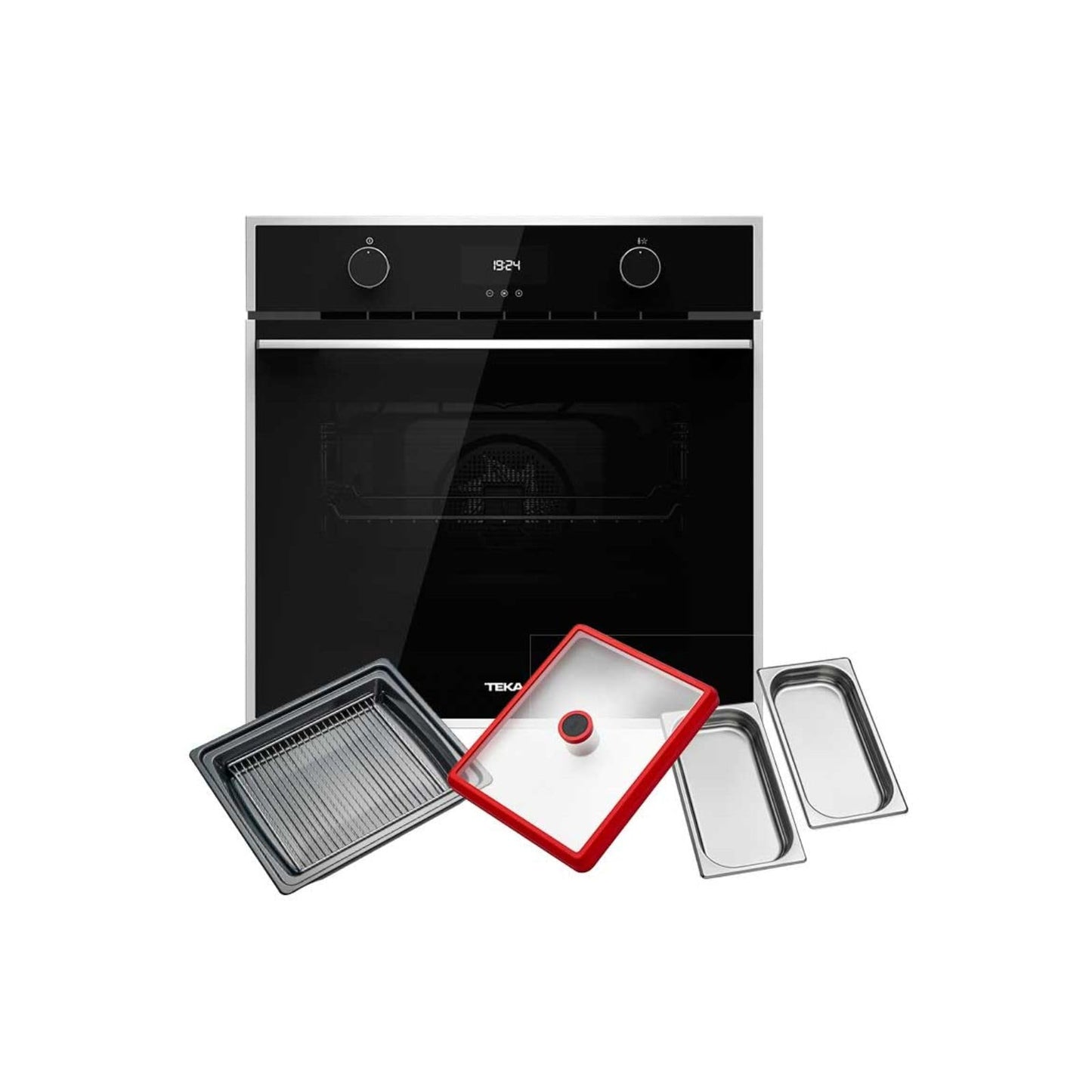 Horno a Gas TEKA Gris Multifunción con Grill Eléctrico y Convección