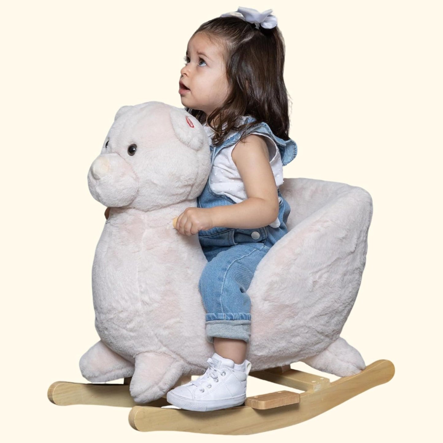 BAMBINETO Montable Mecedora para Bebe Osito de Peluche