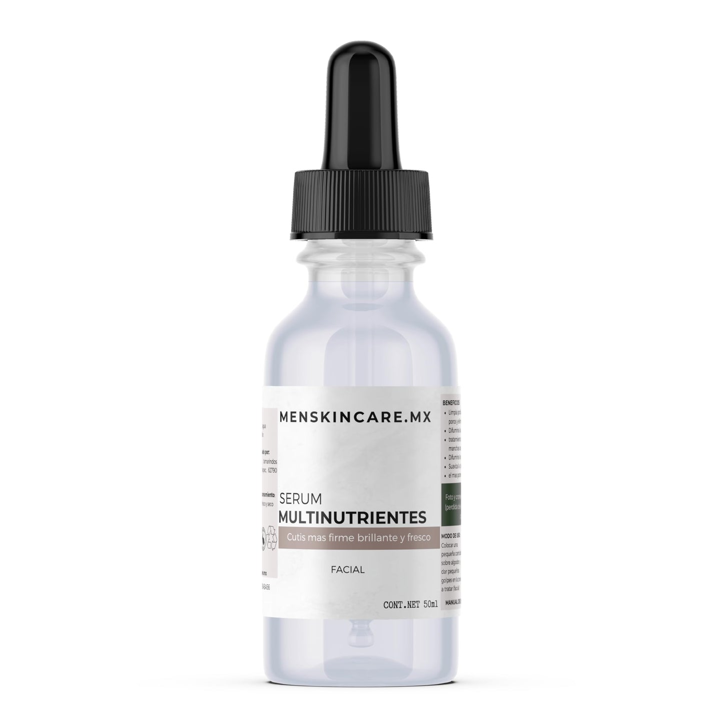 Serum Coctel Multinutrientes con Neoglucosamina, Extracto de Cúrcuma, Vitamina E, Retinol y Acido Hialuronico, Ayuda a la hiperpigamentacion, regenera el cutis, unifca el tono de tu piel.