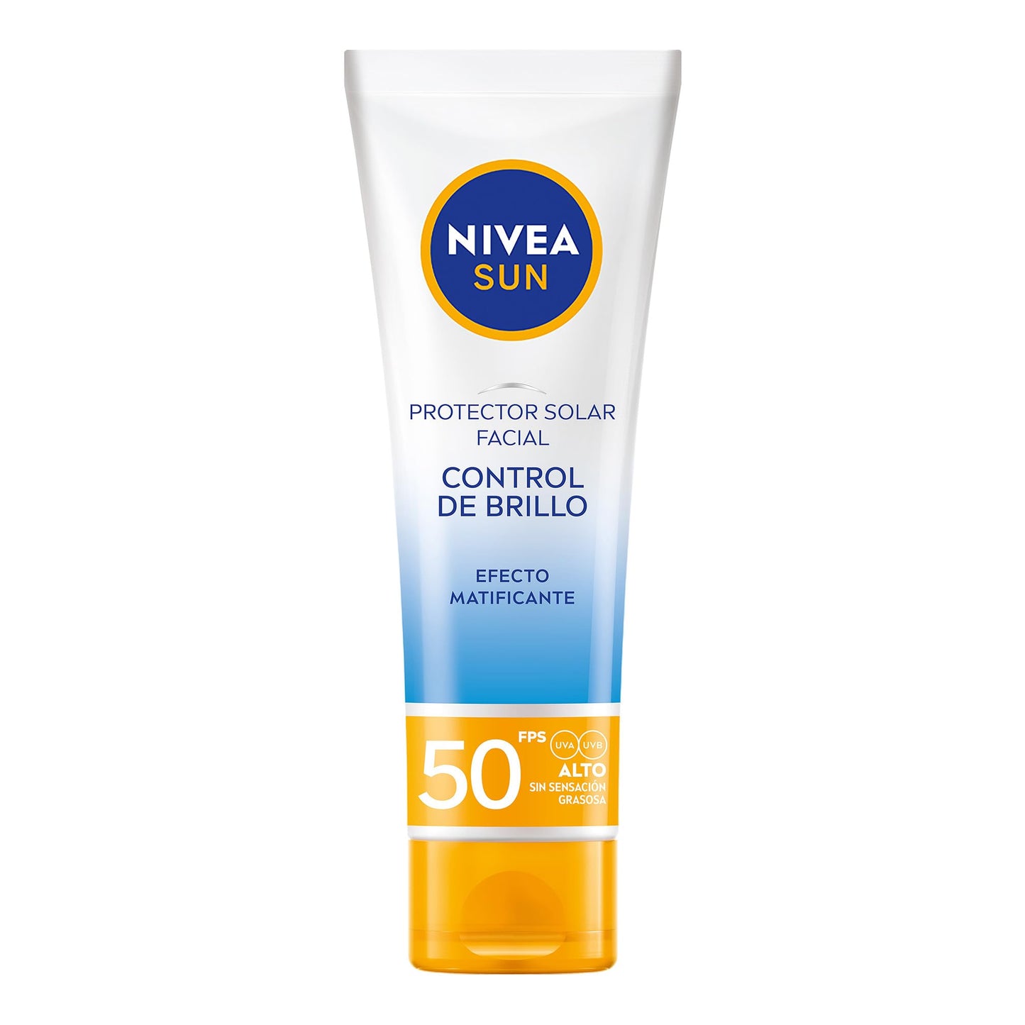 NIVEA SUN Protector Solar Facial Control De Brillo (50 ml), FPS 50+, Efecto Matificante Larga Duración + Neutrogena Crema Hidratante Facial Mate 3 en 1 Face Care Intensive D Pantenol 100g