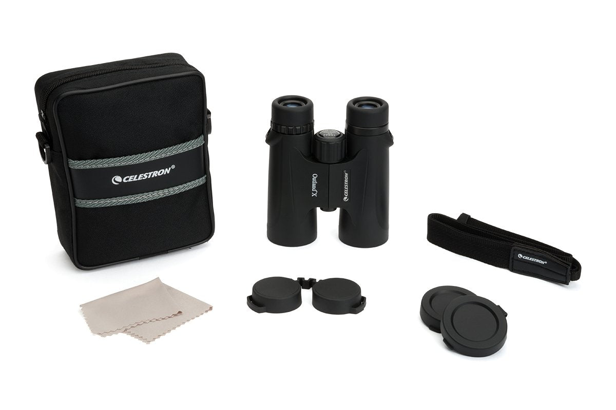 Celestron – Outland X 10x42 Binoculars – Waterproof & Fogproof Binoculars – Full-Size Binoculars for Adults with 10x Magnification – Multi–Coated Optics and BaK–4 Prisms – Protective Rubber Armoring