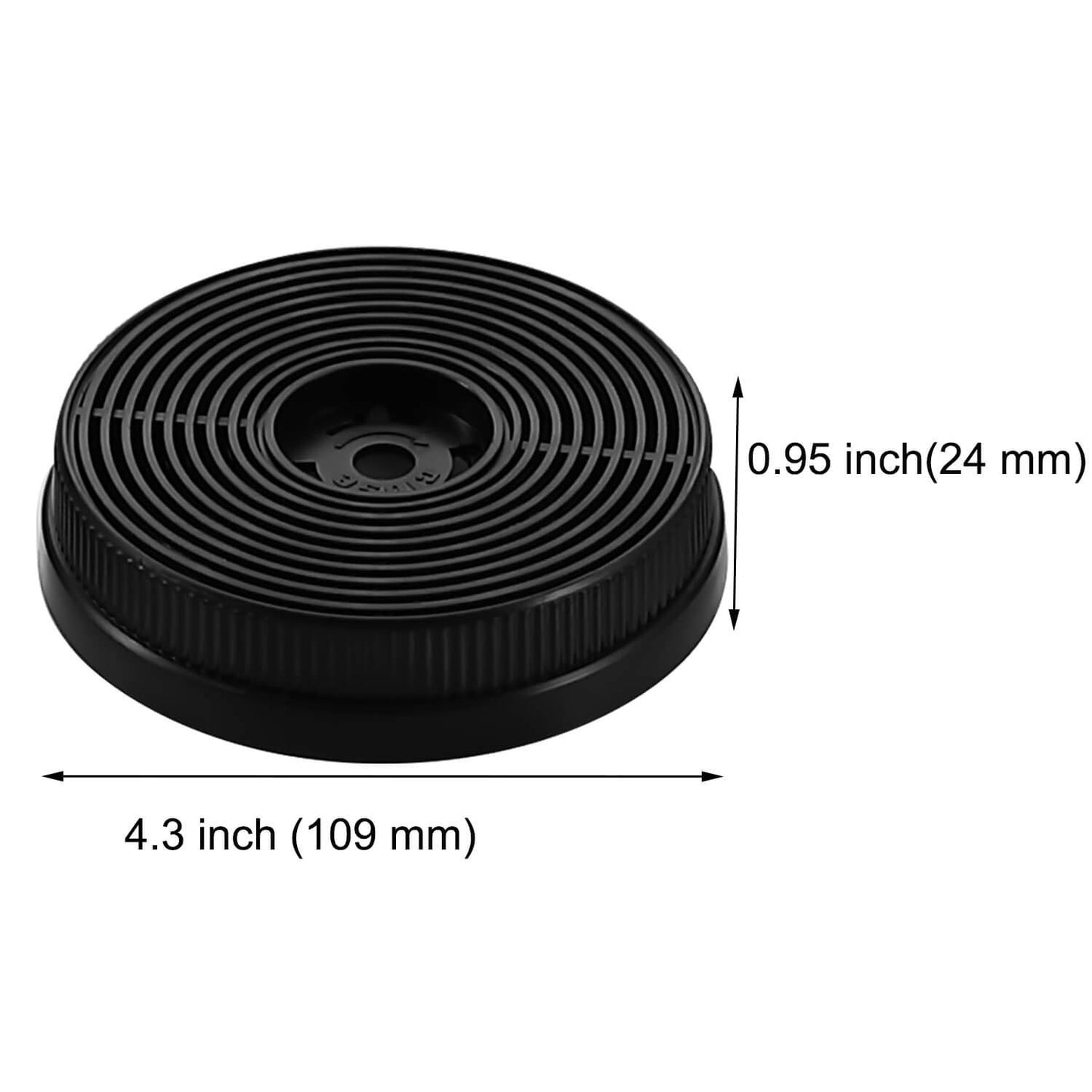 Filtros de carbón de repuesto para ventilación sin conductos, para las series GD17 y GD24 de SNDOAS, fácil instalación, 2 unidades
