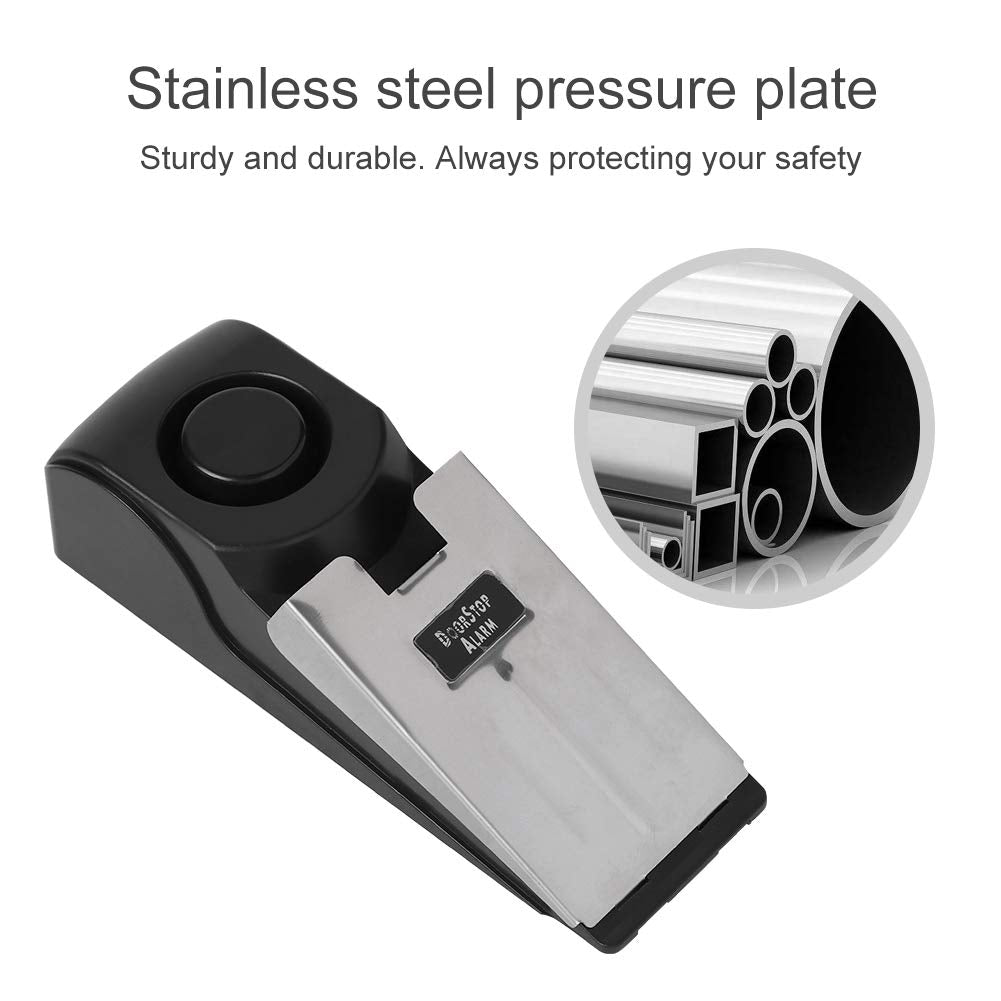 Alarma de Seguridad Wedge Alert Inalámbrica Antirrobo 120db para Casa y Oficina