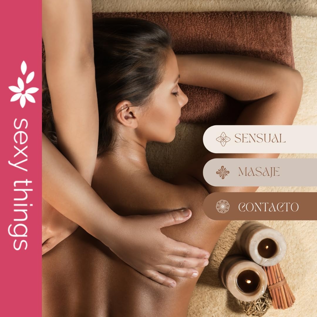 Aceite para Masaje Corporal Sexy Things Rosas con Aroma e Ingredientes Naturales