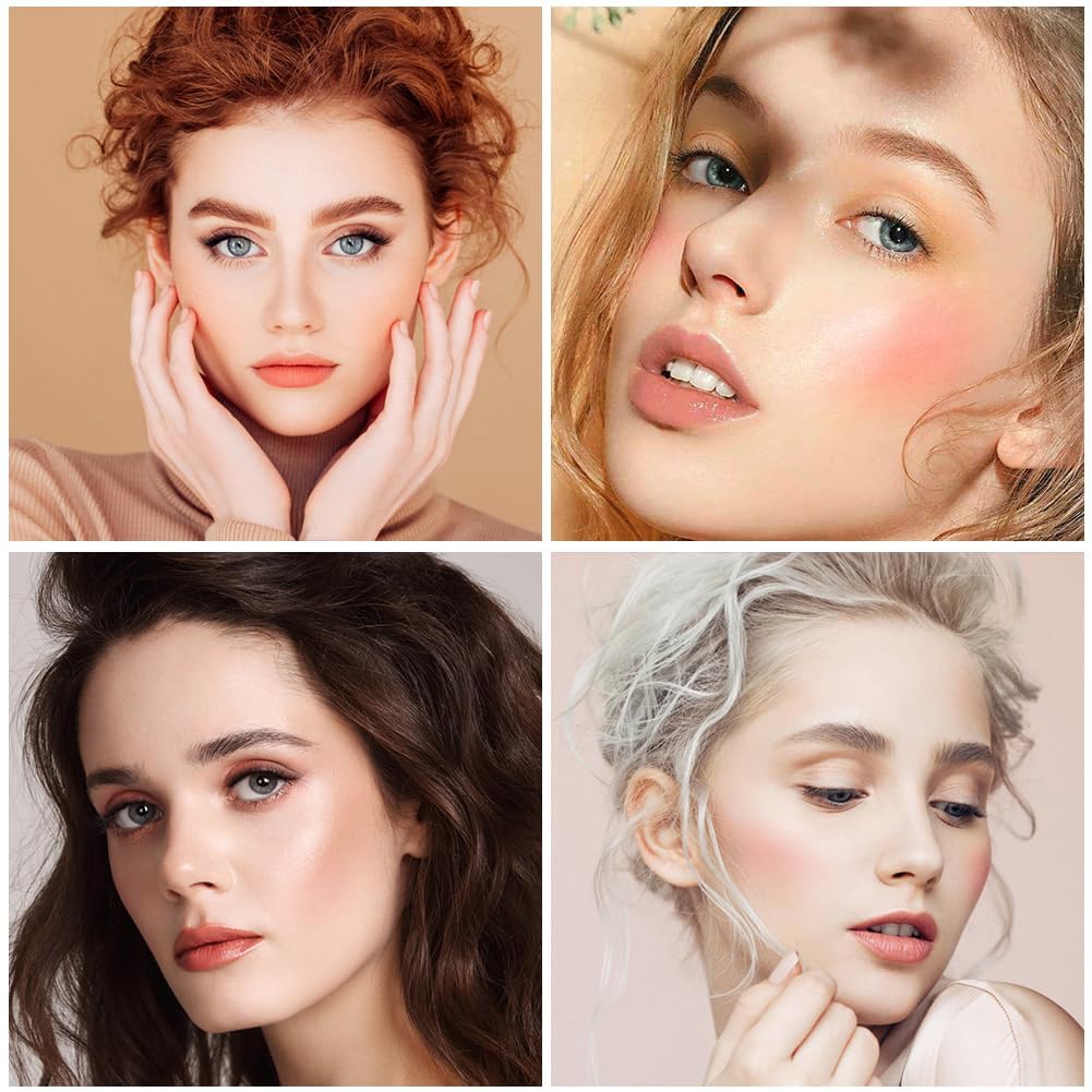 Rubor En Crema, Maquillaje Rubor Líquido, Liquid Blush En Duradero, Rubor Liquido Súper Sedoso Natural, Extensible Y Difuminable, Rubor Facial Hidratante Para Mejillas Rubor en Barra