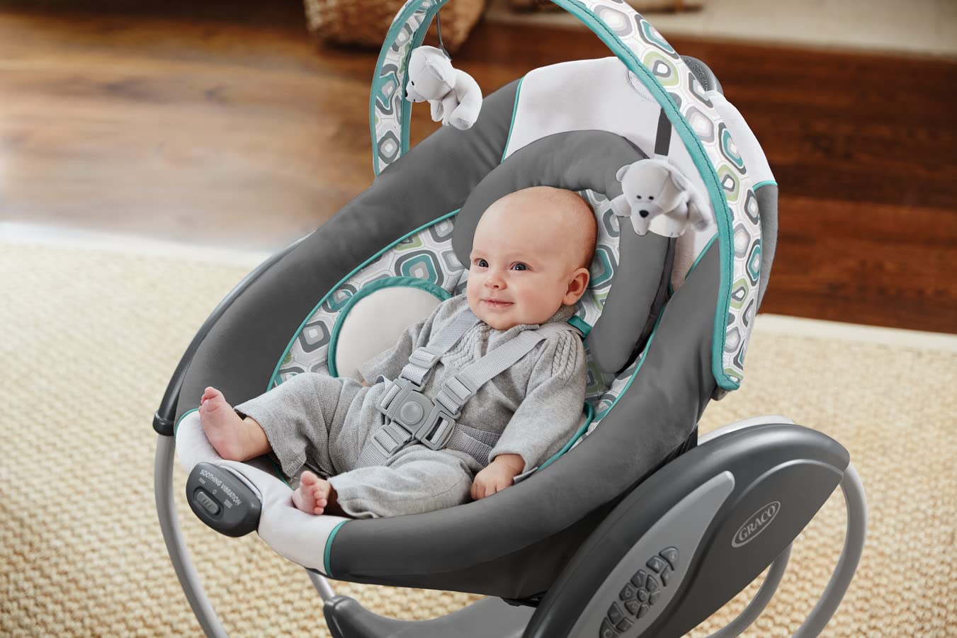 Graco Glider Lite, Mecedora para Bebé, Zuba