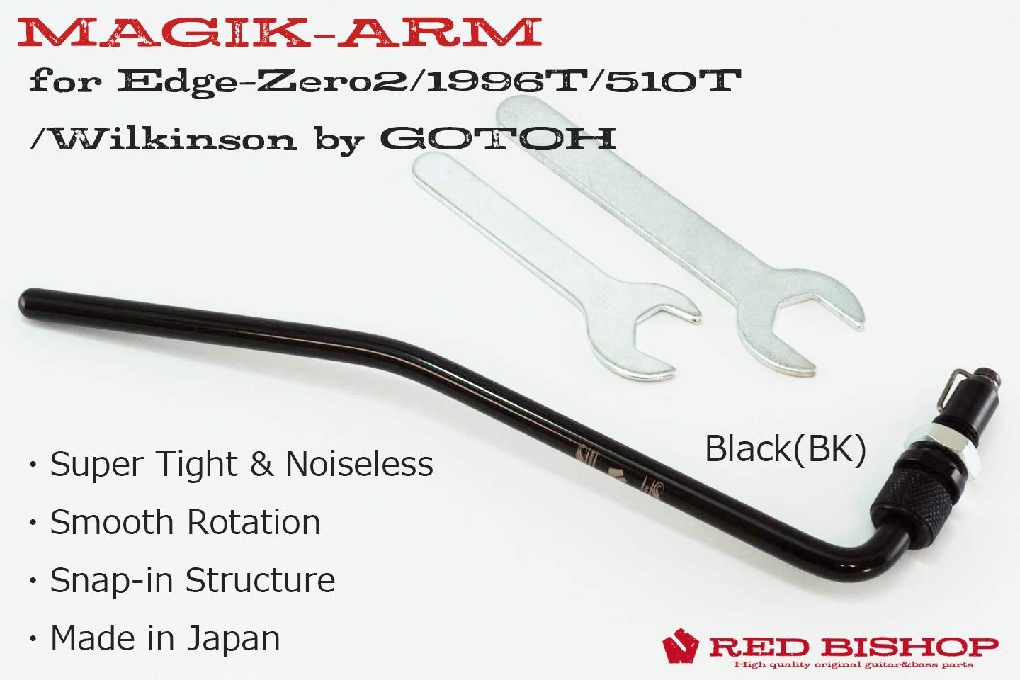 RED BISHOP MAGIK-ARM para EDGE-ZERO2/1996T/510T (RBAH1B2) (negro)