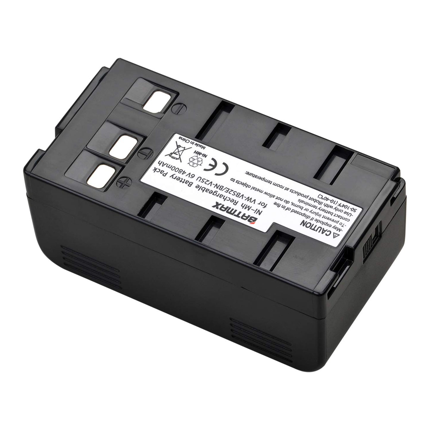 Batmax 4800mAh BN-V25U Battery for JVC BN-V10U, BN-V11U, BN-V12U, BN-V14U, BN-V15, BN-V18U, BN-V22U, BN-V24U, BN-V25U PANASONIC PV-BP15 PV-BP17 Cameras