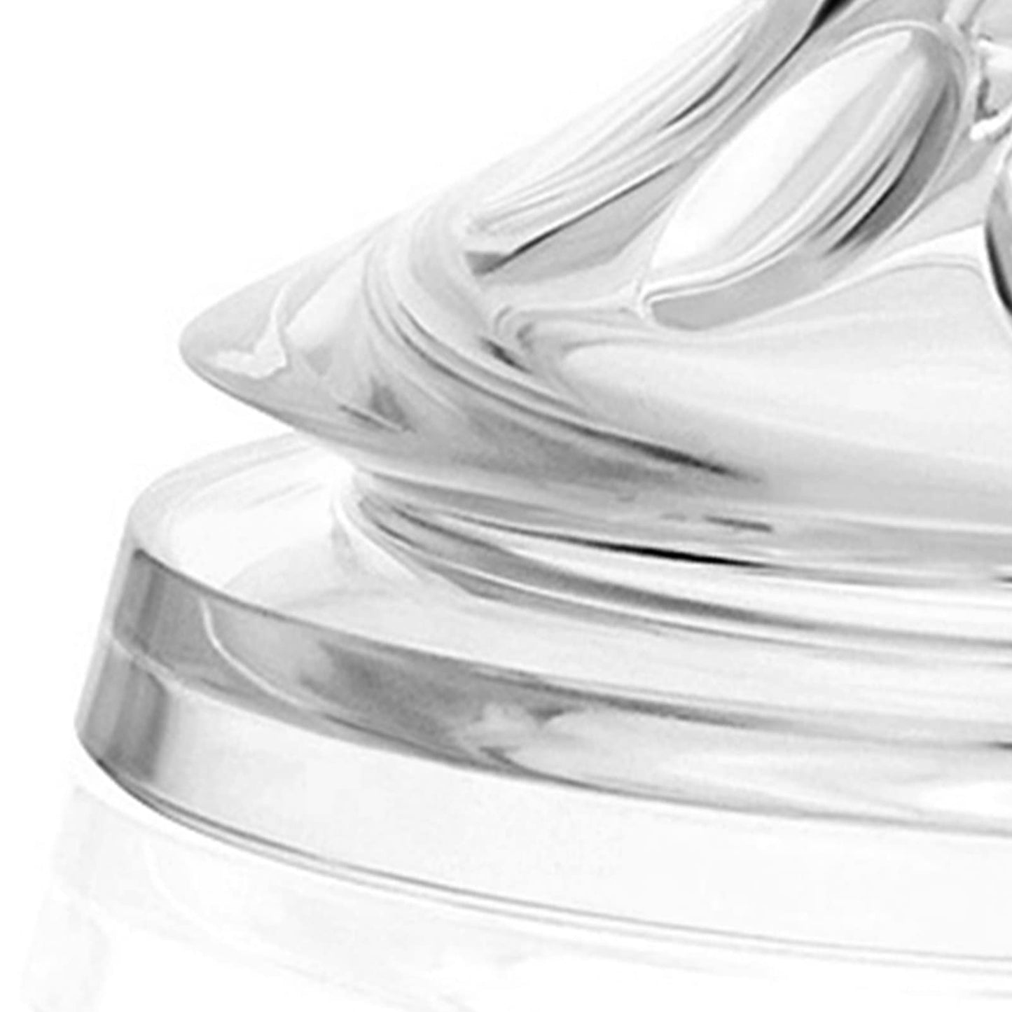 Pezón de Silicona para Biberón Suave Transparente para Bebés de 6 a 12 Meses