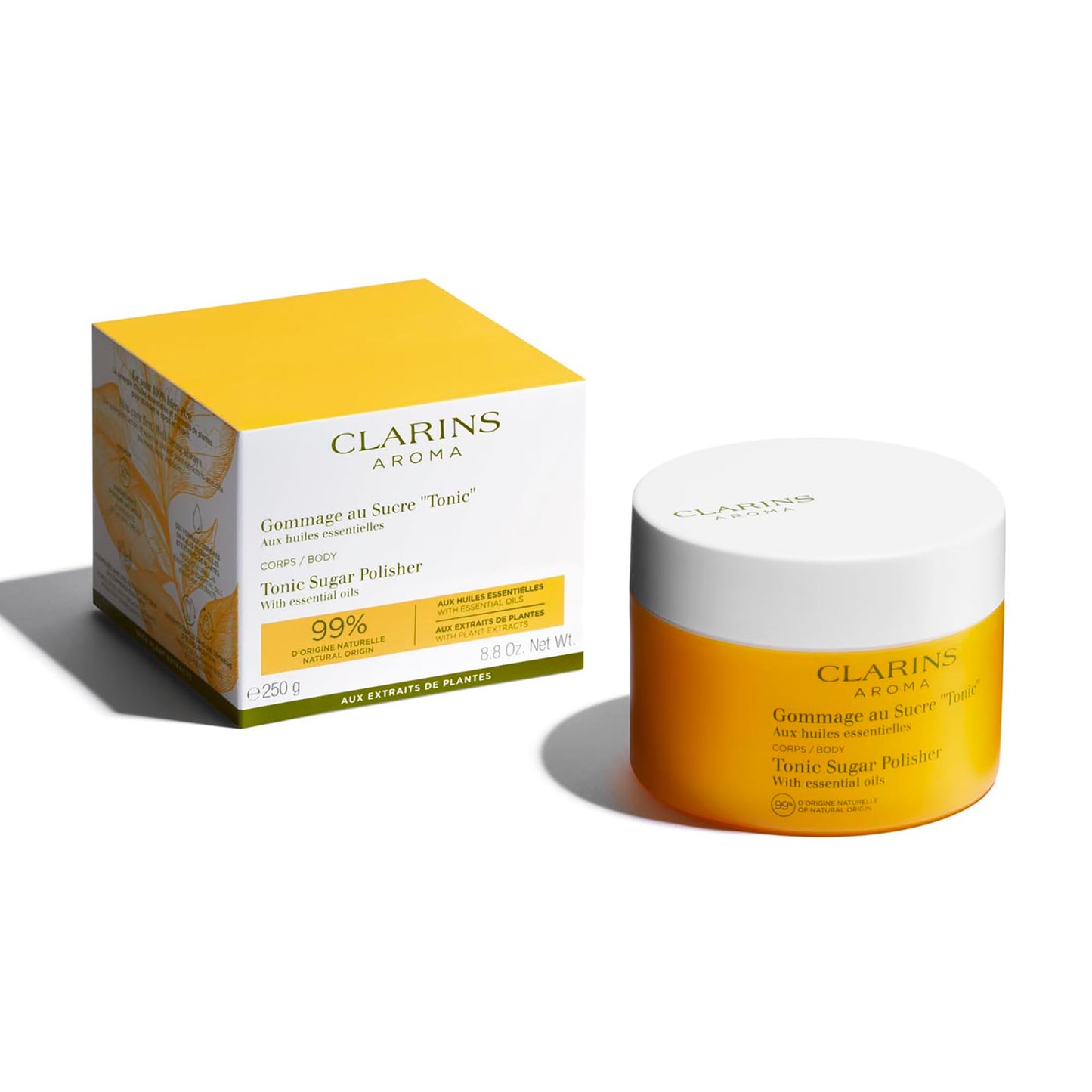 Clarins, Exfoliante Corporal Tonic Sugar Polisher - 250 g